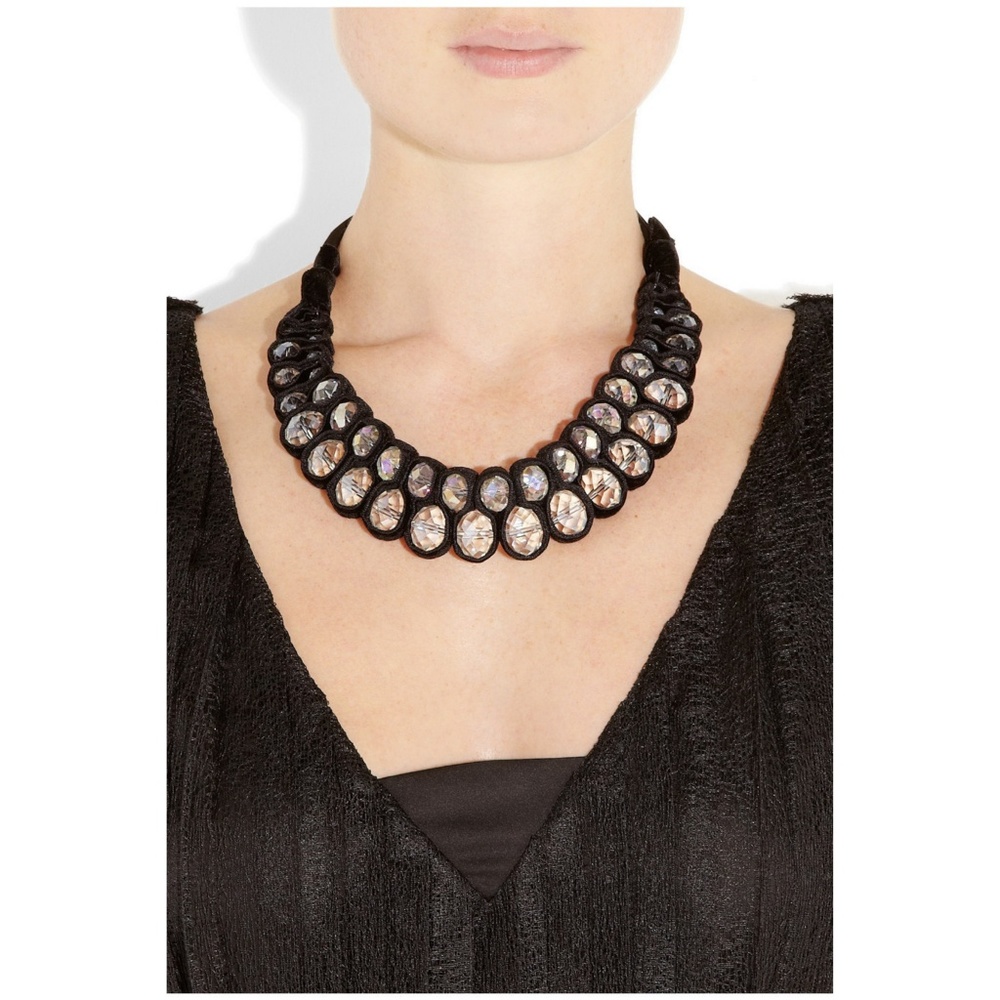 DAY Birger et Mikkelsen Crystal & Velvet Necklace